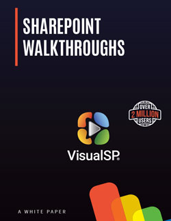 SharePoint Walkthroughs WhitePaper